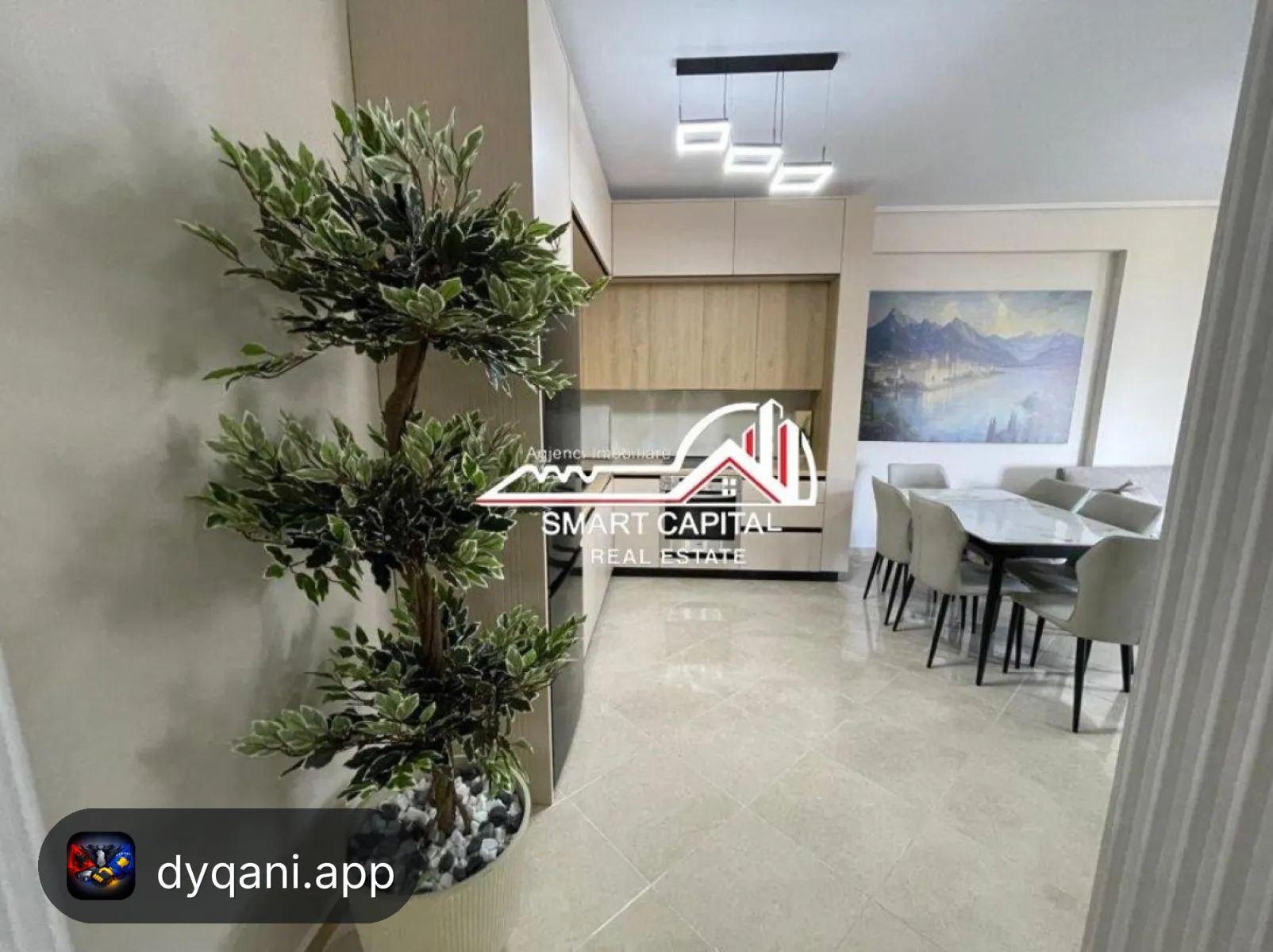 Apartament 2+1 me Qera – Pranë – 1,000€ – Vlorë – I mirë — Vlorë - Foto 3