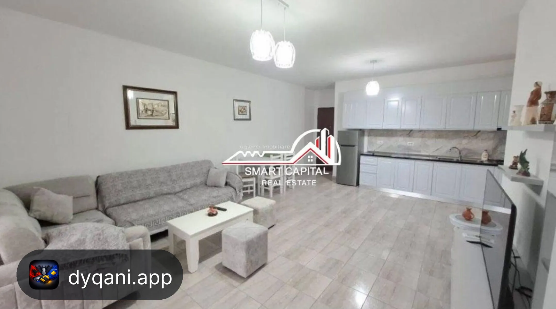 Apartament 2+1 me Qera – 38,000 Lek – Vlorë – I mirë — Vlorë - Foto 4