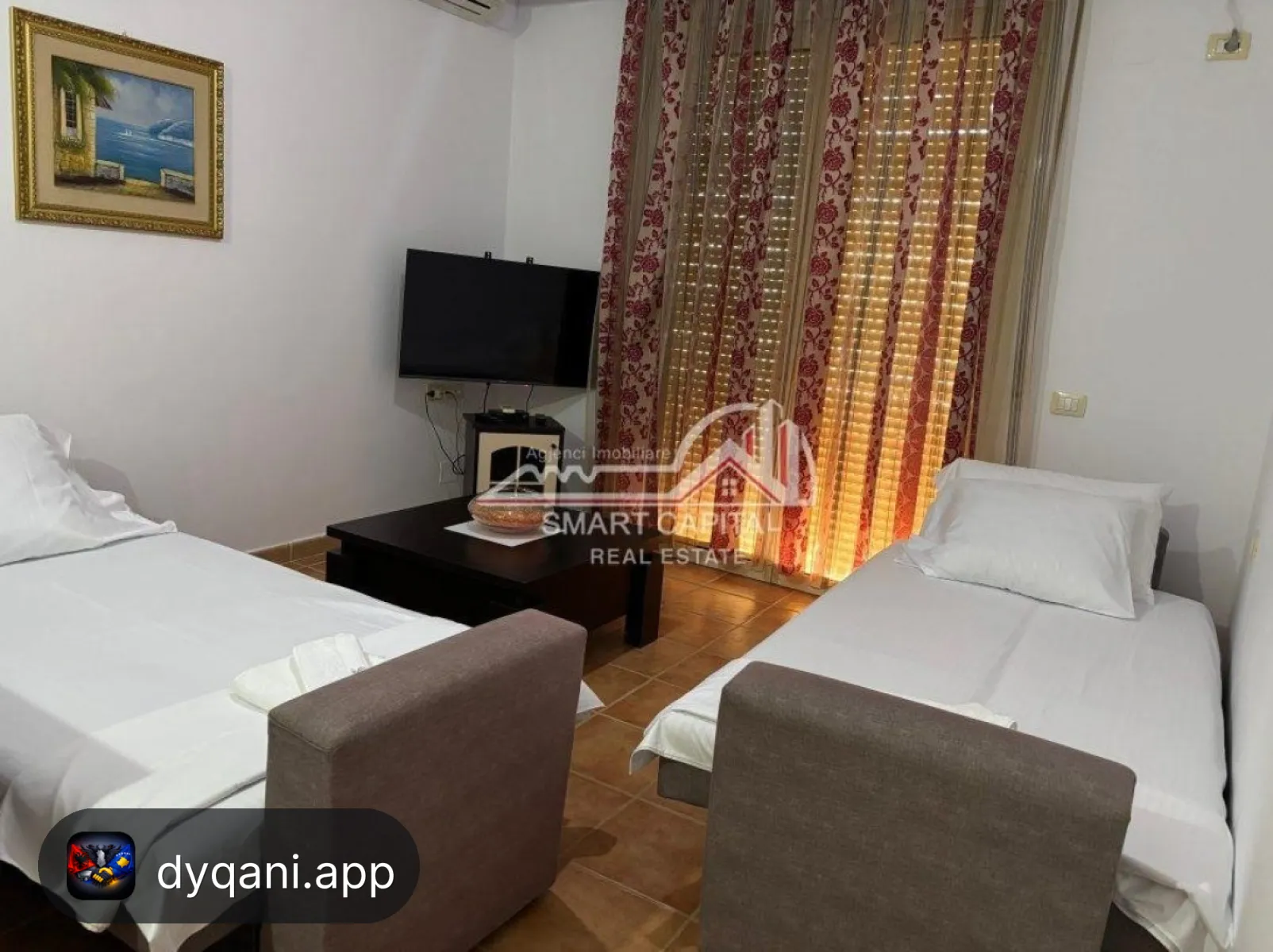 Apartament 1+1 me Qira – Mobiluar, Qendra – 350€ – I mirë — Vlorë - Foto 6