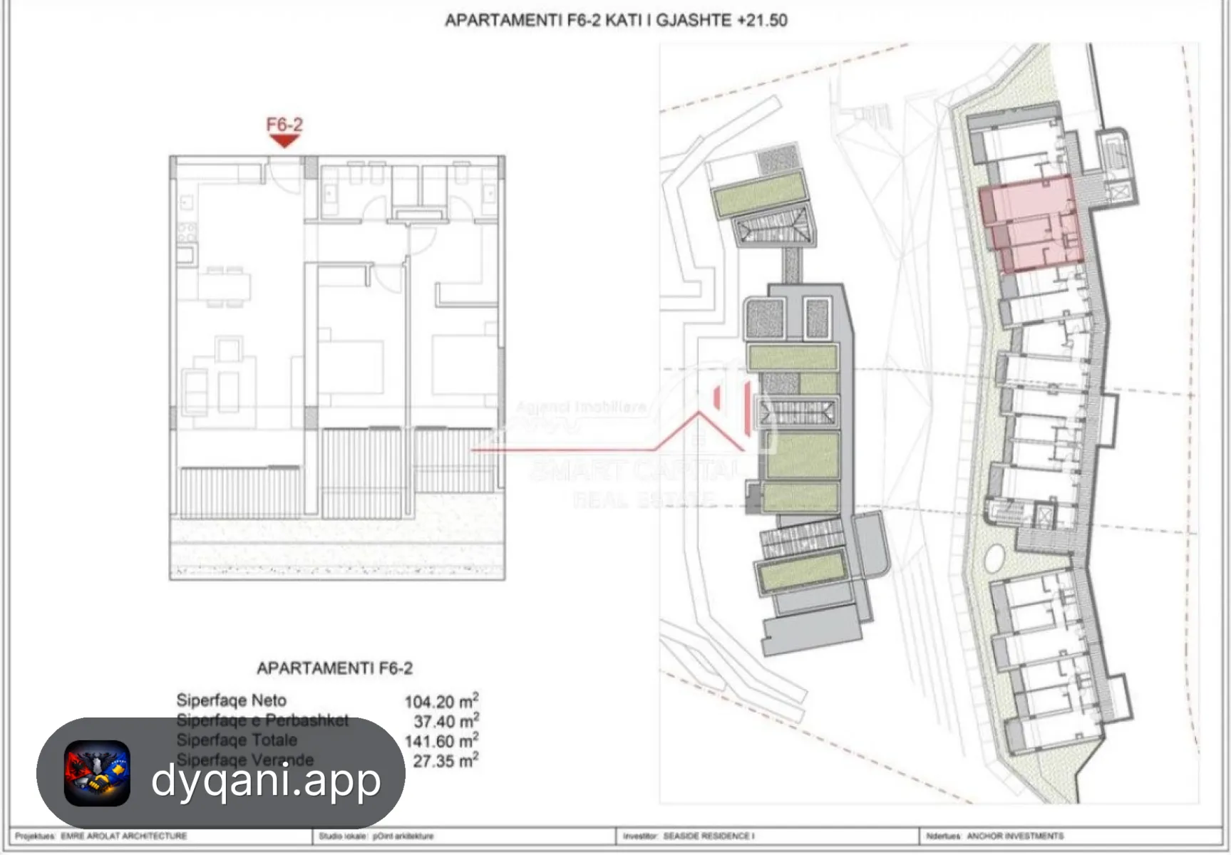 Apartament 2+1 në Shitje – Sunset – 390,000€ – Vlorë — Vlorë - Foto 3