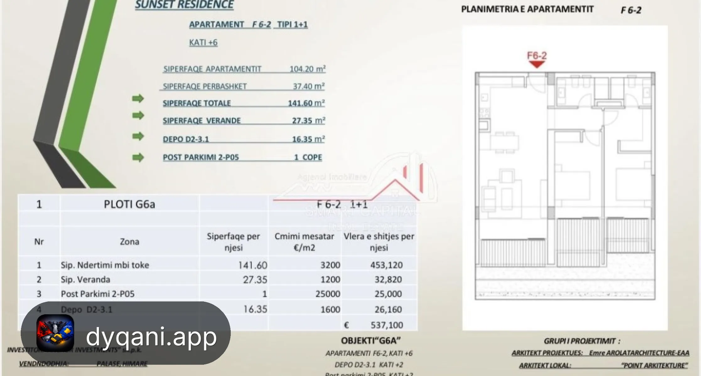 Apartament 2+1 në Shitje – Sunset – 390,000€ – Vlorë — Vlorë - Foto 4
