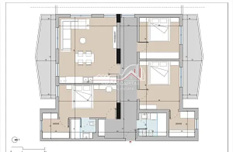 Penthouse 225 m² në Shitje – Pranë Conad – Vlorë – I mirë — Vlorë - Foto 3