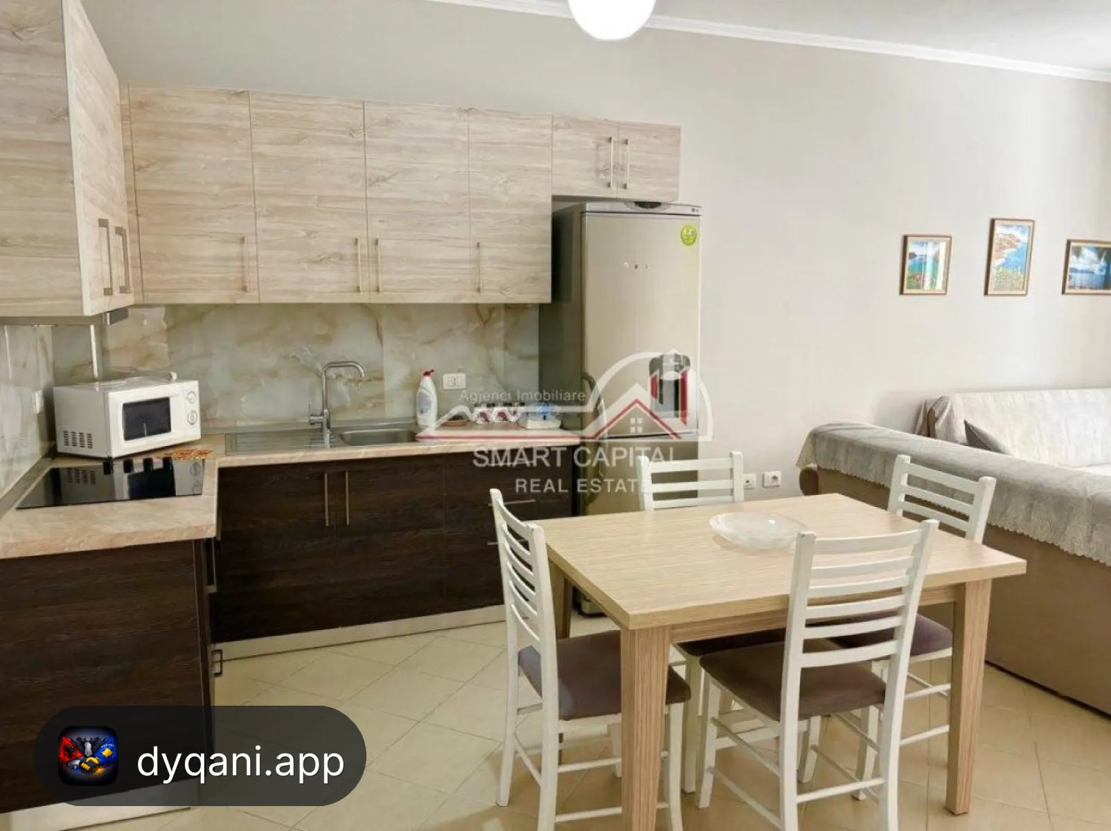 Apartament 1+1 me Qira – Mobiluar, Qendra – 300€ – I mirë — Orikum - Foto 5