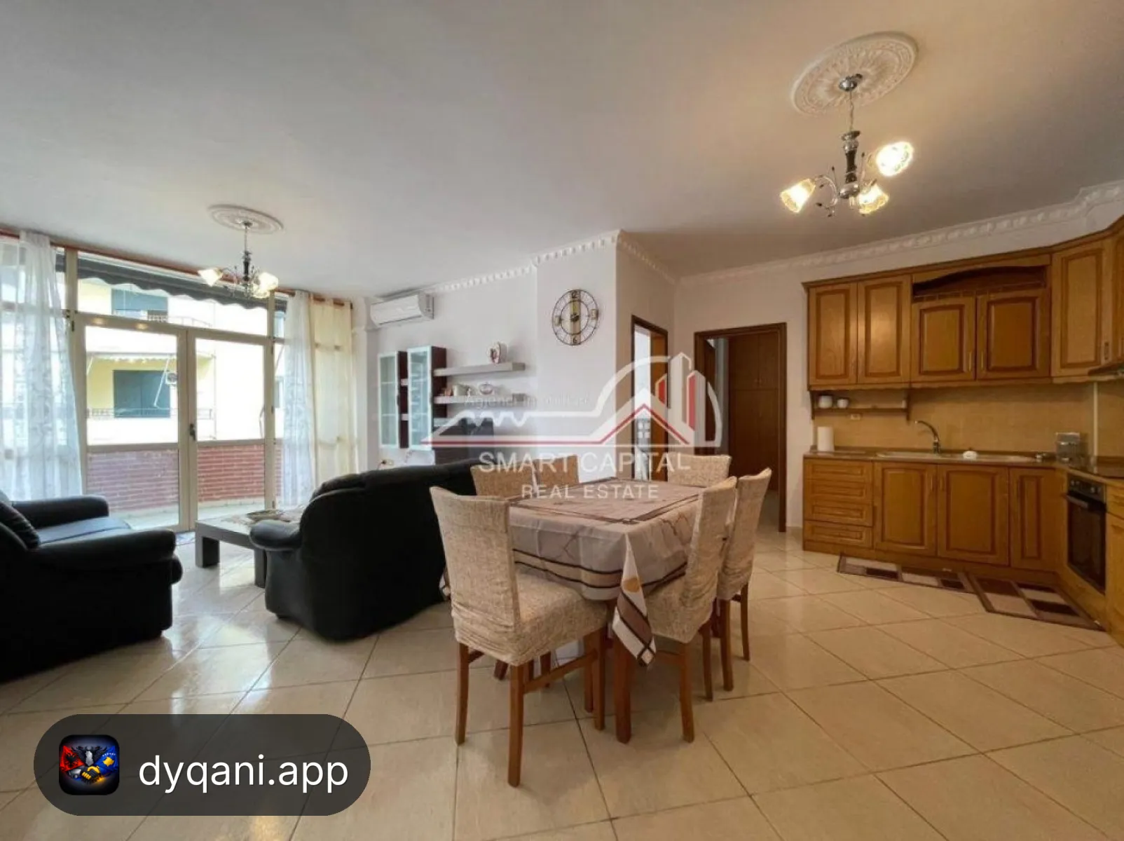 Apartament 2+1 me Qera – Përballë – 400€ – Vlorë – I mirë — Vlorë - Foto 3