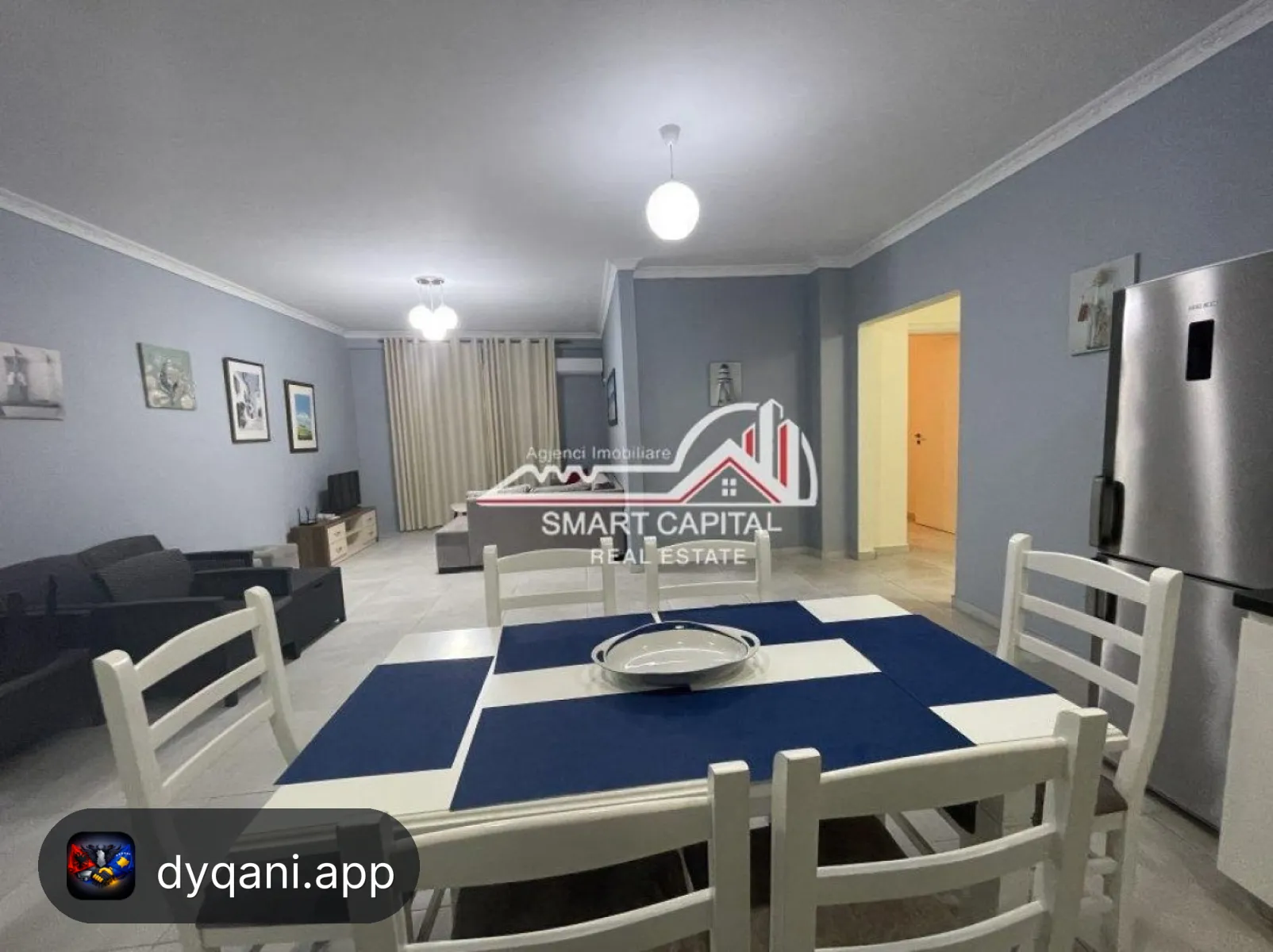 Apartament 3+1+2 me Qira – Mobiluar – 600€ – Vlorë – I mirë — Vlorë - Foto 1