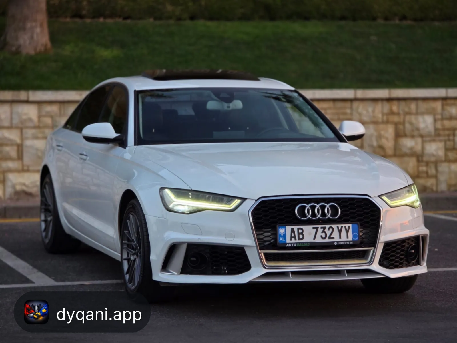 Audi A6 2015 me qera - naft, automat – 55€ – Tiranë – I mirë — Tiranë - Foto 3