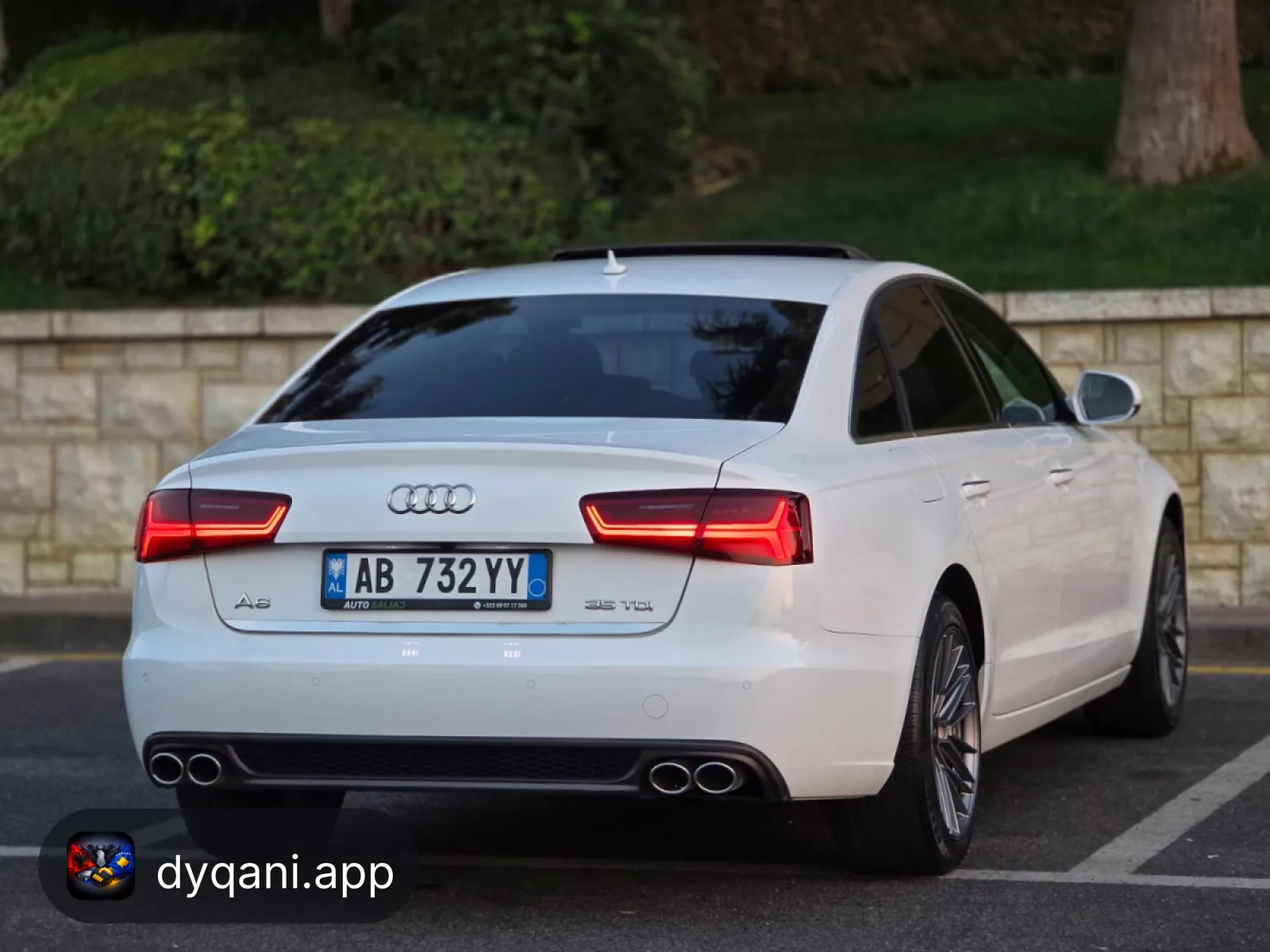 Audi A6 2015 me qera - naft, automat – 55€ – Tiranë – I mirë — Tiranë - Foto 4