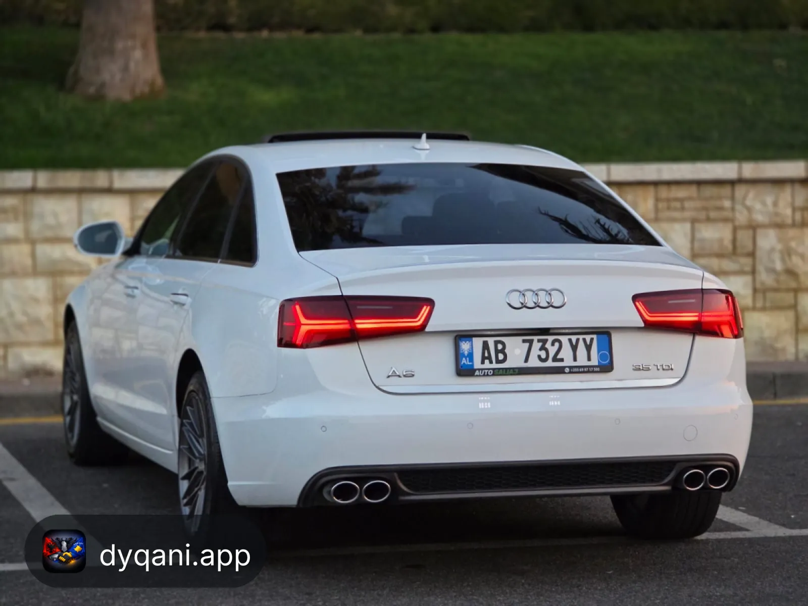 Audi A6 2015 me qera - naft, automat – 55€ – Tiranë – I mirë — Tiranë - Foto 6