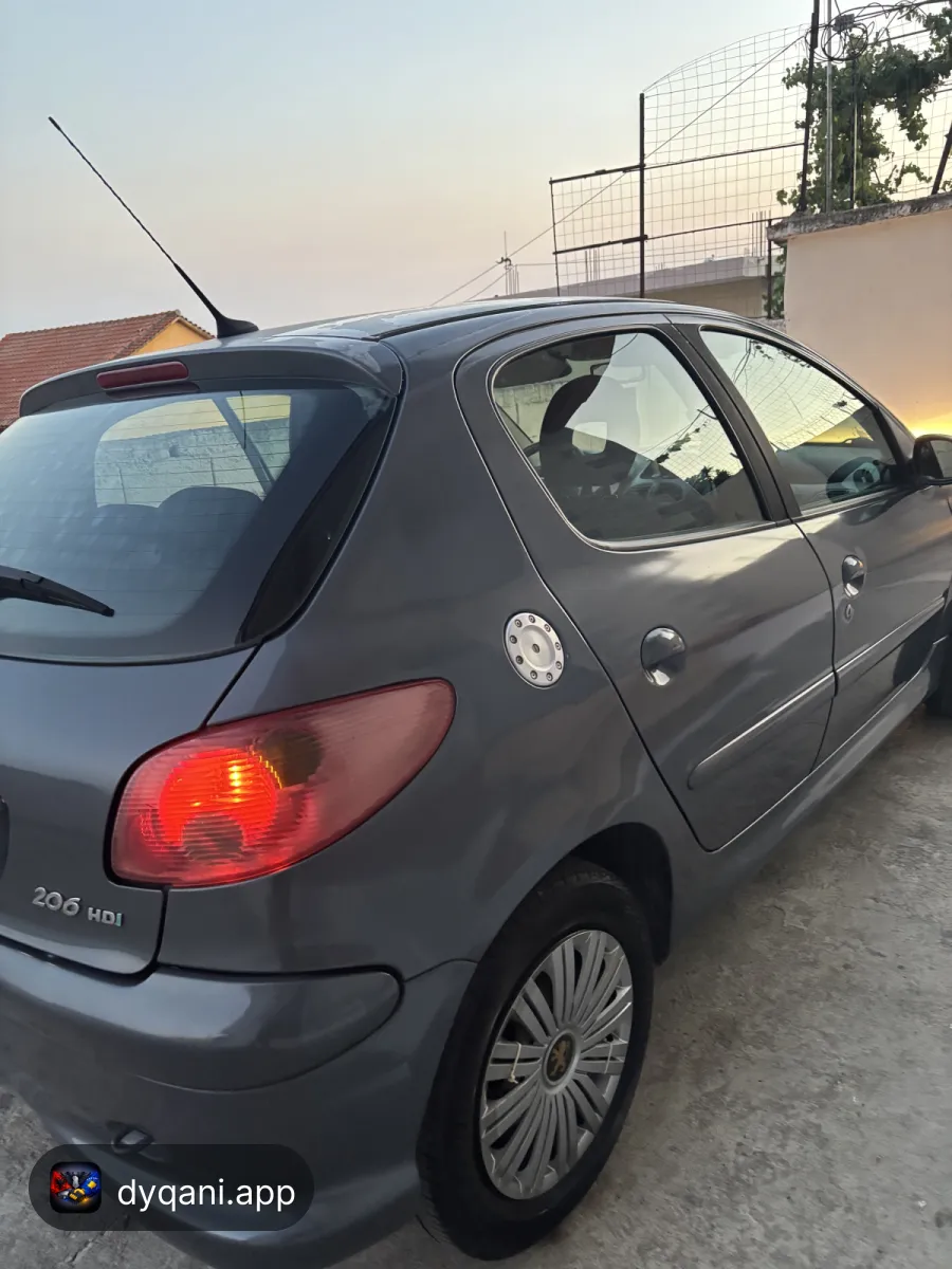 Peugeot 206 1.4 nafte – 2,500 Lek – Peqin – I mirë — Peqin - Foto 6