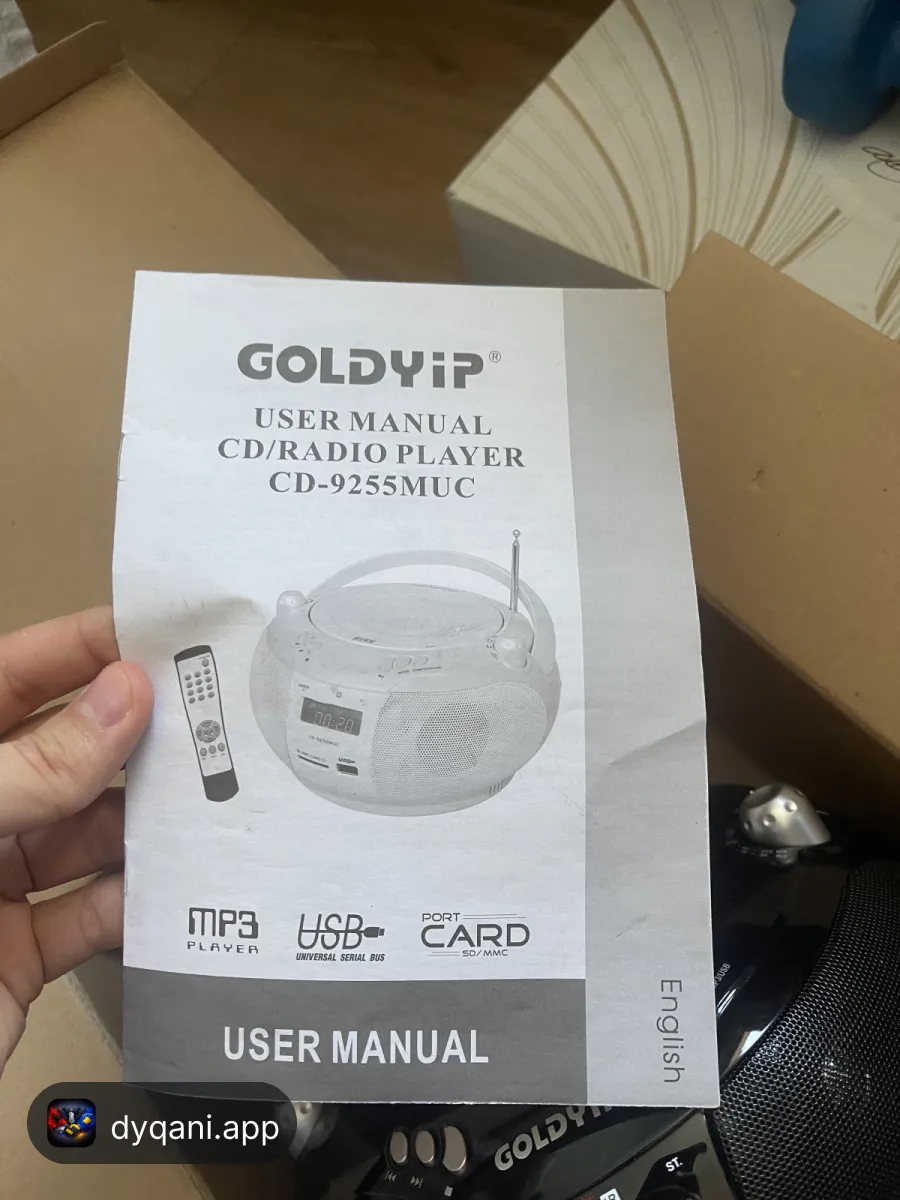 Shitet Radio CD MP3 Player – 1,200 Lek – Tiranë – Si i ri — Tiranë - Foto 2