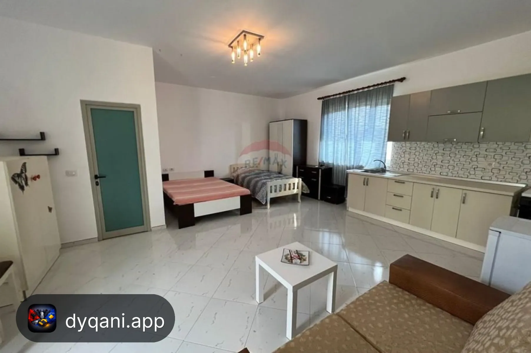 Me Qira Apartament 1+1, 23m² – 35,000 Lek – Tiranë – I mirë — Tiranë - Foto 1