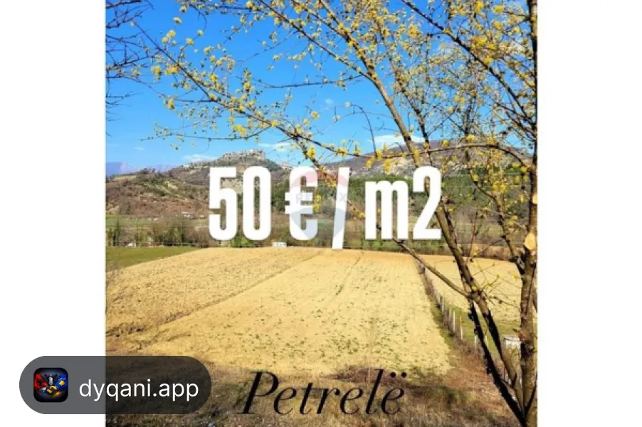 Shitet Tokë, 4000m² – Petrelë – 50€ – Tiranë – I mirë — Tiranë