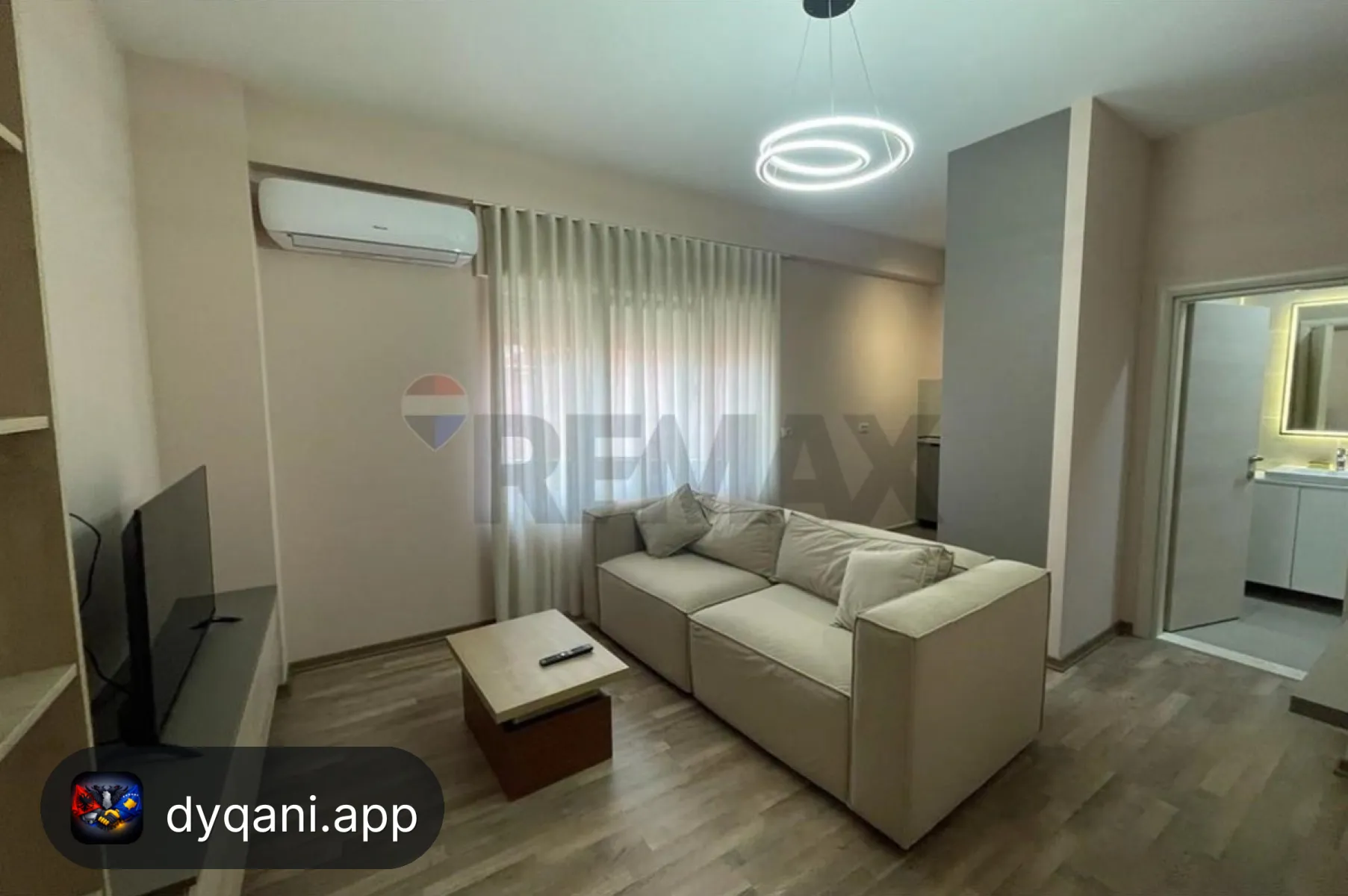 Me Qira Apartament 1+1, 60m² – 45,000 Lek – Tiranë – I mirë — Tiranë - Foto 2