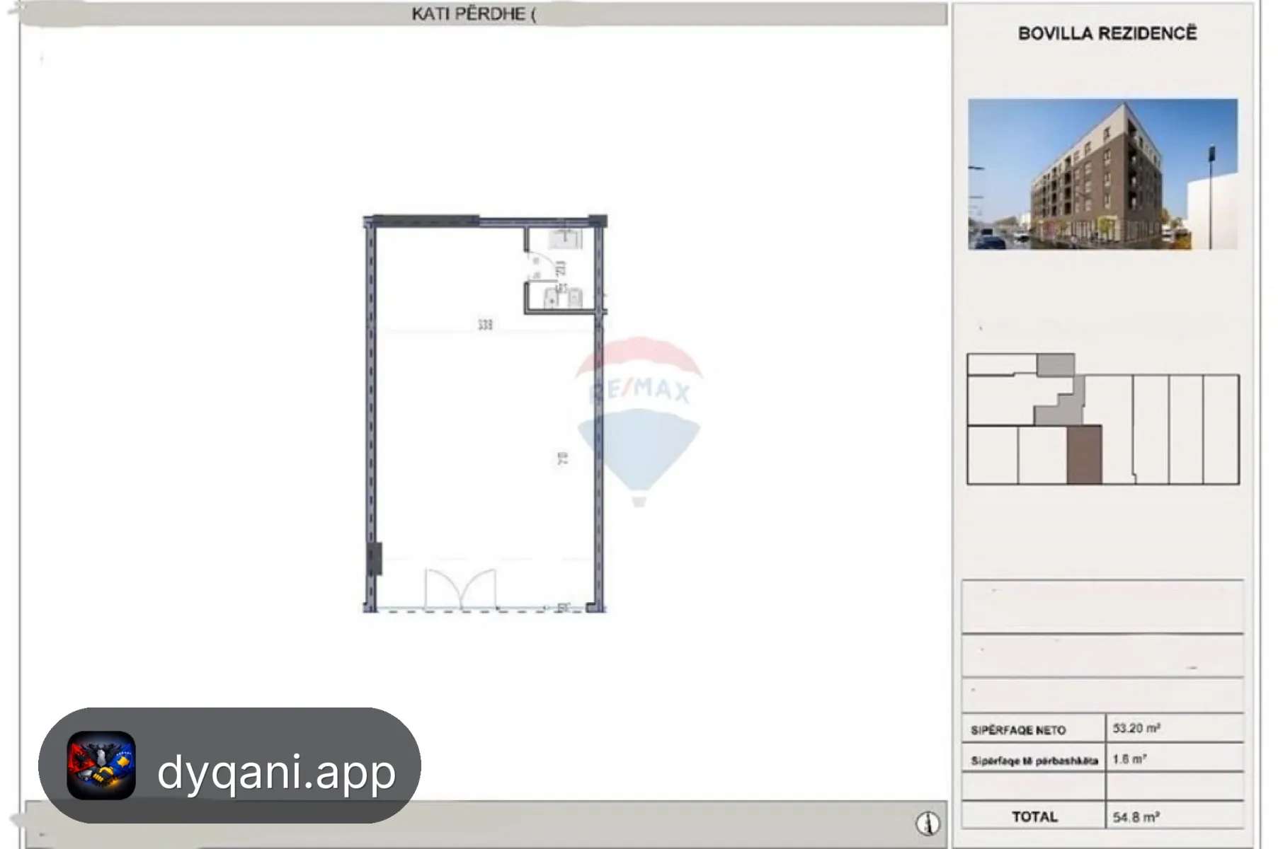 Shitet Vilë, 54.8m² – Bulevardi Blu – 98,500€ – Kamëz — Kamëz - Foto 4