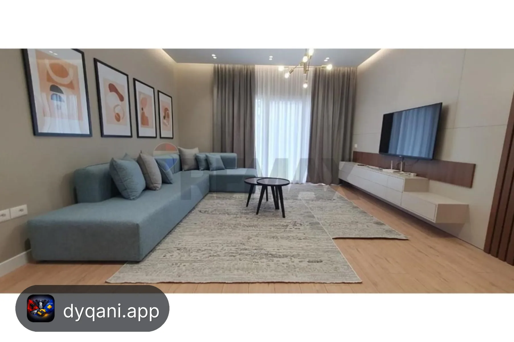 Apartament 2+1, 106m² me Qira – Kopshti – 1,200€ – I mirë — Tiranë - Foto 1