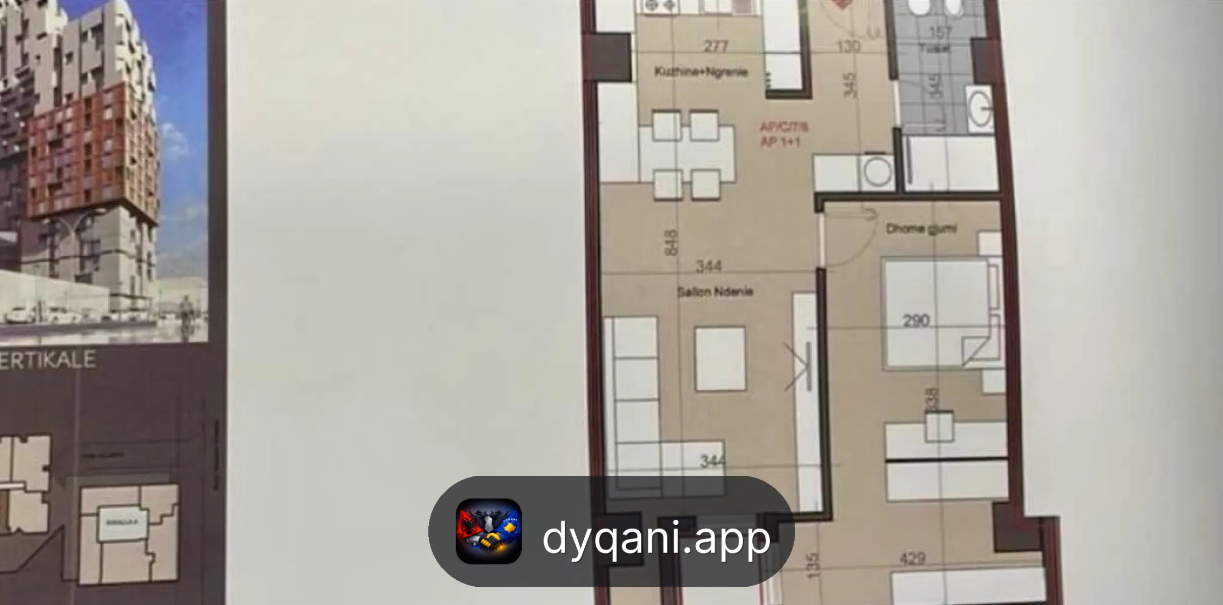 Apartament 1+1 në Shitje – Kulla – 176,000€ – Tiranë — Tiranë - Foto 5