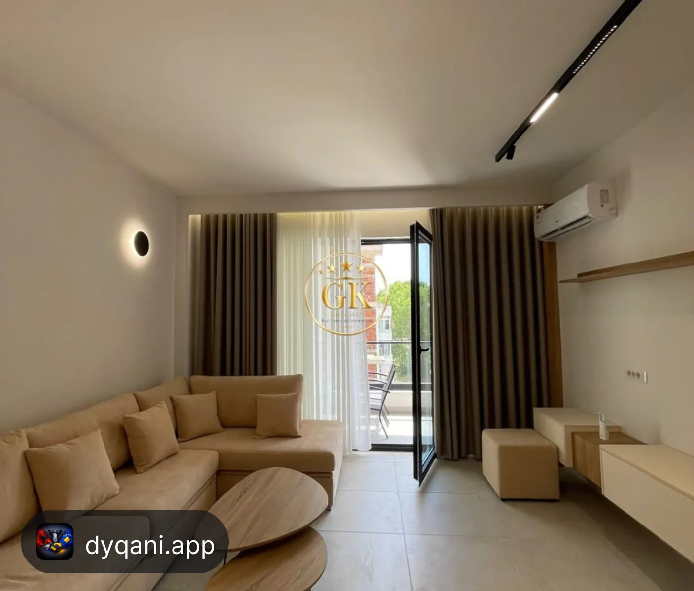 Apartament 1+1 me Qera – Mobilim Luks – 450€ – Golem — Golem - Foto 1