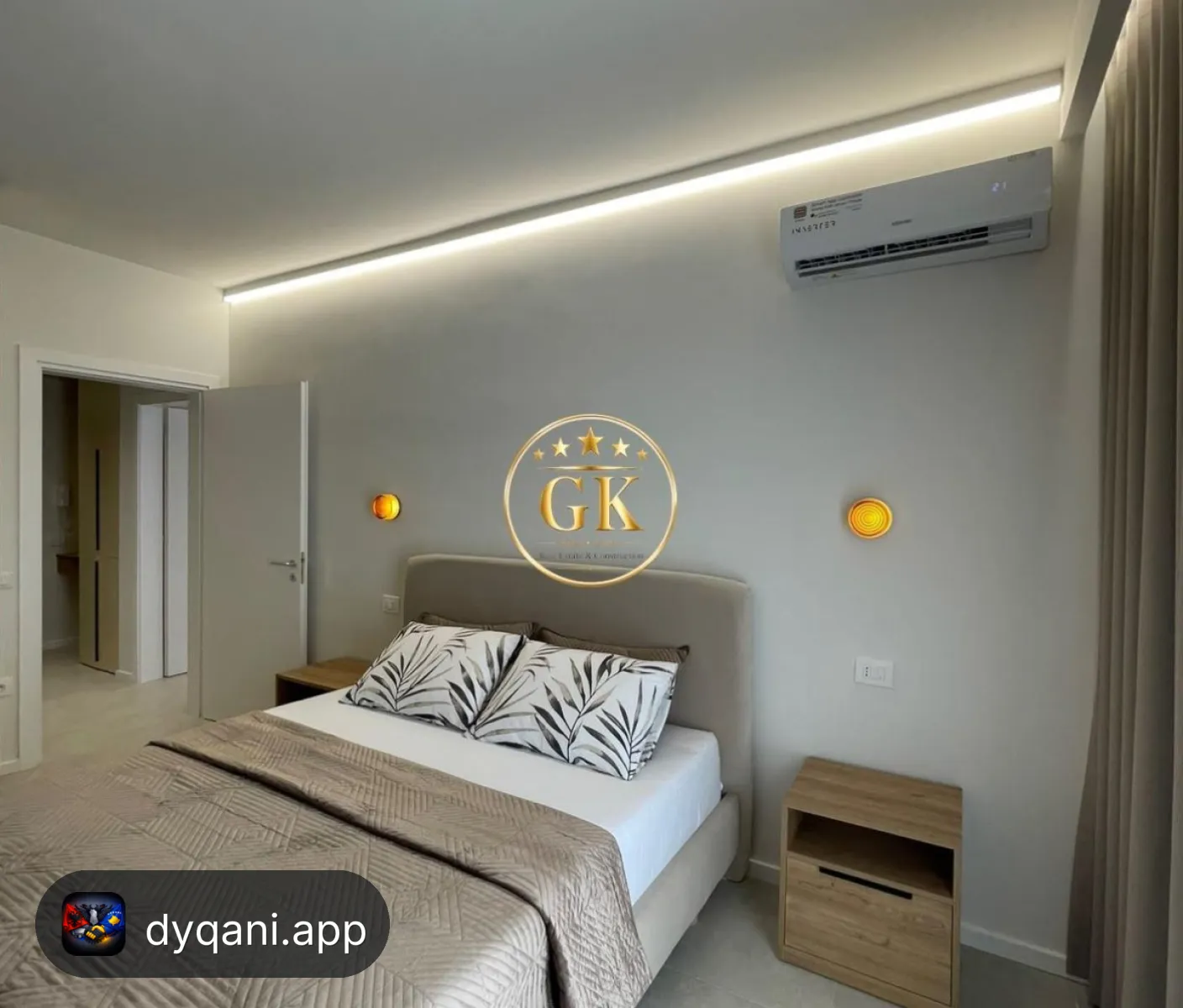 Apartament 1+1 me Qera – Mobilim Luks – 450€ – Golem — Golem - Foto 8