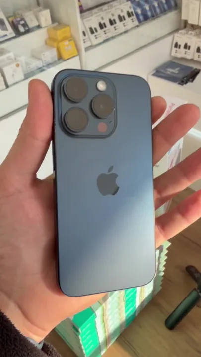 iPhone 15 Pro 128GB blu në gjendje si i ri — video
