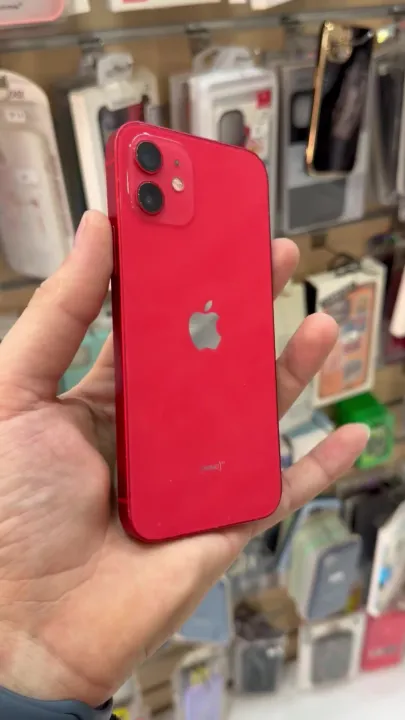 iPhone 12 64 GB Red (Product) në gjendje të mirë — video