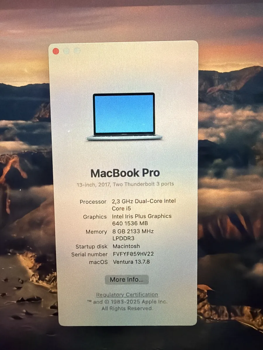 MacBook Pro 13-inch — Kompjuter / Laptop · në shitje · në Tiranë - Foto 2