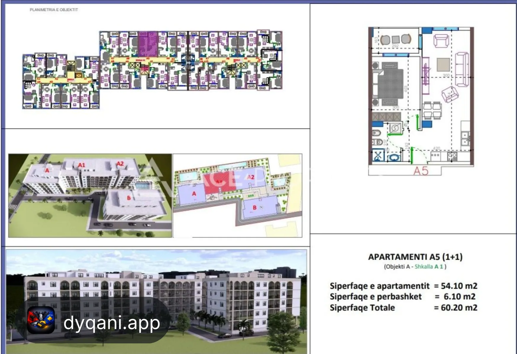 Apartament 1+1 në Shitje – Rezidenca – 1,400€ – Durrës — Durrës - Foto 2