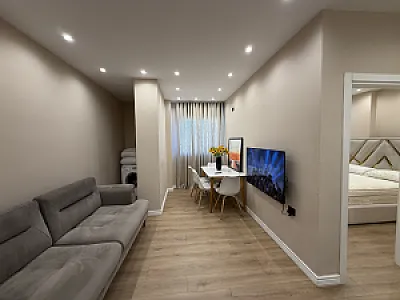 Jepet Me Qera Apartament 1+1 Plazh – 450€ – Durrës – I ri — Durrës - Foto 1