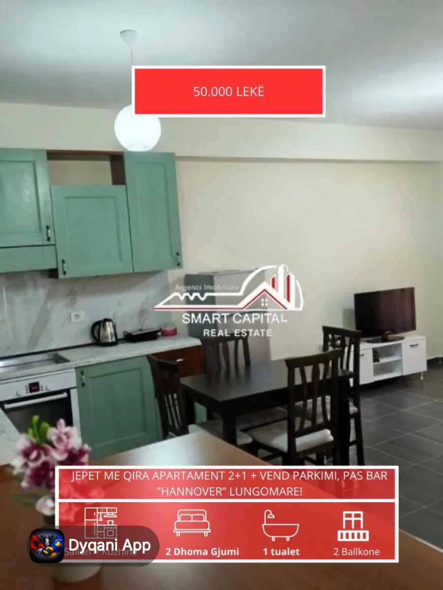 Jepet Me Qira Apartament 2+1, + – 50,000 Lek – Vlorë — Vlorë - Foto 1