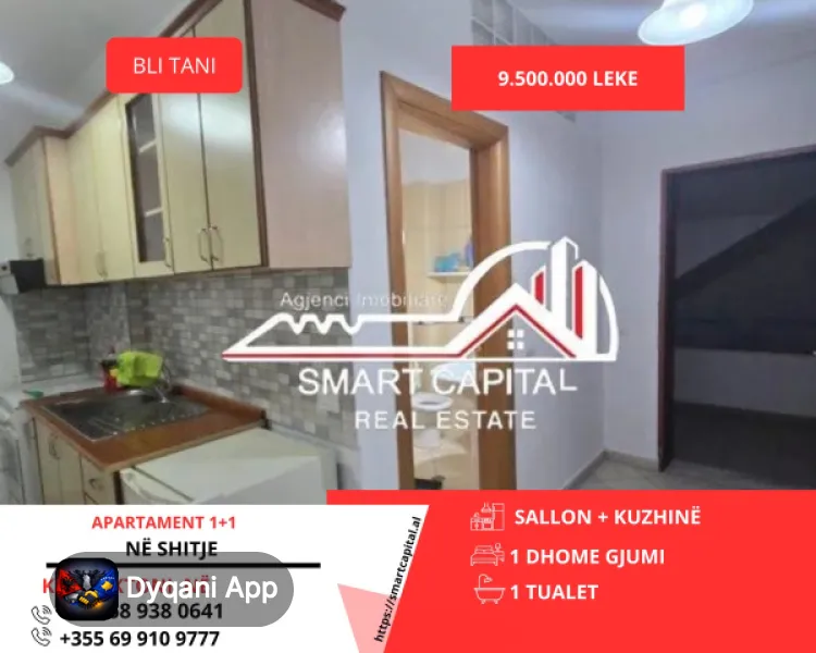 Shitet Apartment 1+1 Në Skelë, Ne Fillim – 9.5M Lek — Vlorë
