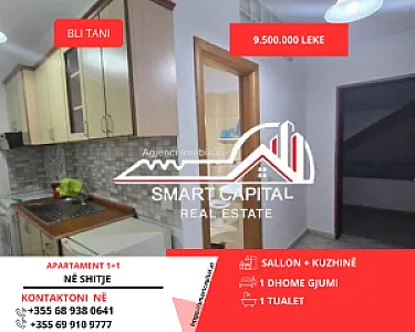 Shitet Apartment 1+1 Në Skelë, Ne Fillim – 9.5M Lek — Vlorë - Foto 1