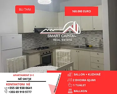 Shitet Apartment 2+1 – Shkolla E Muzikes – 160,000€ — Vlorë - Foto 1