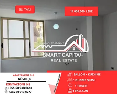 Shitet Apartament 1+1 Në Rrugën E Cipajve – 11M Lek – I ri — Vlorë - Foto 1