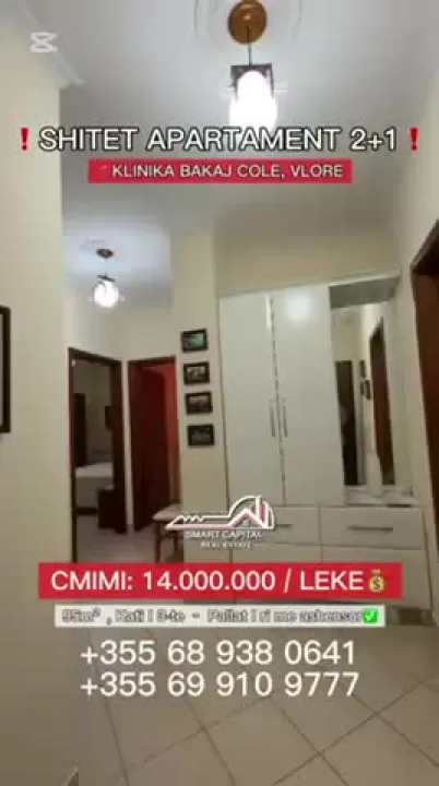 SHITET APARTAMENT 2+1+2 KLINIKA BAKAJ VLORË! — video