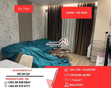 Shitet Apartament 2+1 Pranë Hotel – 180,000€ – Vlorë — Vlorë - Foto 1