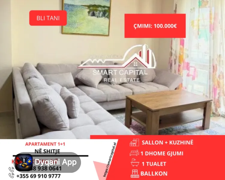 Shitet Apartament 1+1 Në Orikum! – 100,000€ – Vlorë — Vlorë