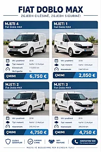 Të Gatshëm Për Biznesin Tuaj – Fiat Doblo Max! – Tiranë — Tiranë - Foto 1