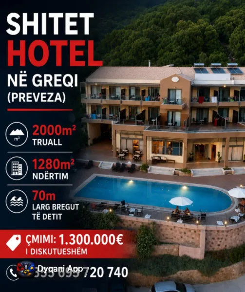 Shitet hotel ne Preveze 70 metra larg bregut – Tiranë — Tiranë
