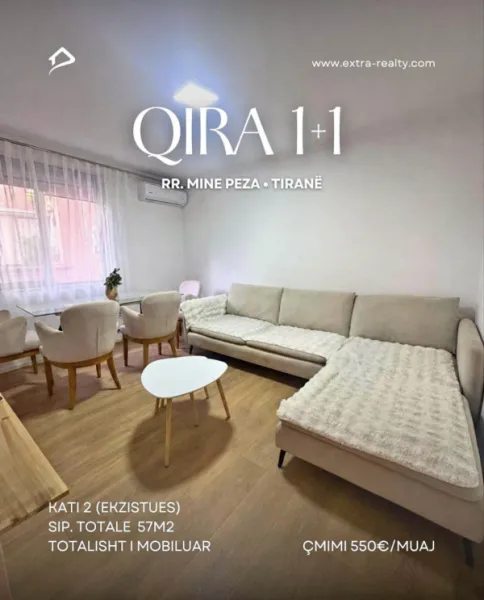 Jepet me qira 1+1 – Rr Mine Peza
