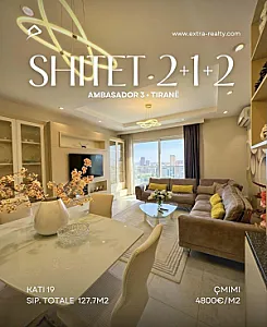 Shitet Apartament 2+1+2 Sallon + Kuzhinë - Foto 1