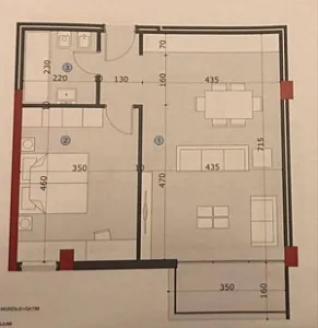 Shitet Apartament 1+1 – Ali Dem - Foto 3