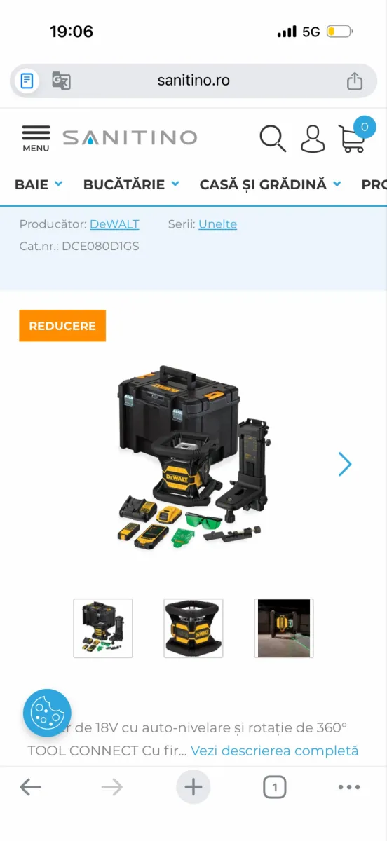 Lazer dewalt 360 grad 18 v - Foto 1