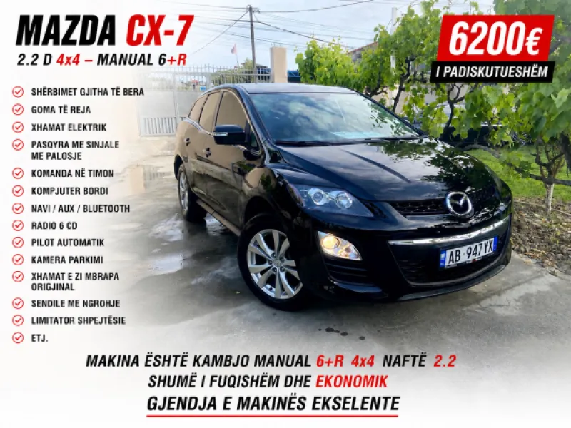 Okazion Mazda CX7 2.2 naft manual 4x4620