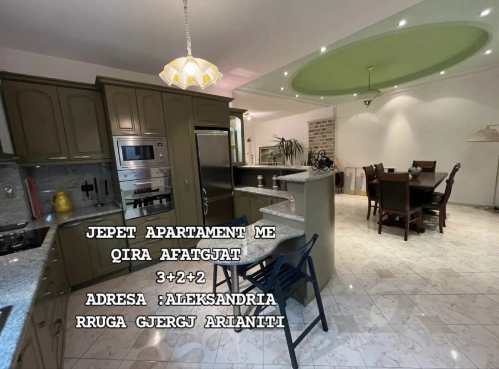 ✨ Jepet me Qira Apartament Luksoz 3+2+2 në Vlorë Totalisht i Mobilua - Foto 1
