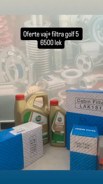 Oferte Vaj+filtra per golf 5