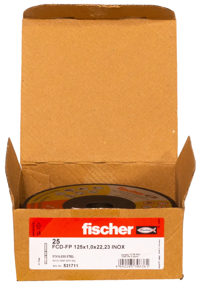 Fischer Cutting Disc 125x1,0x22,23 - Foto 3