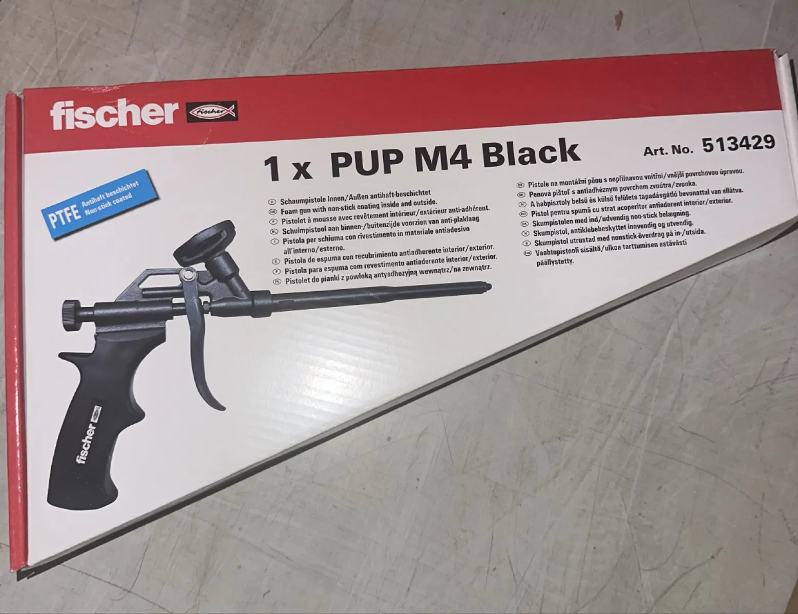 PU foam dispenser PUP M4 BLACK - Foto 1