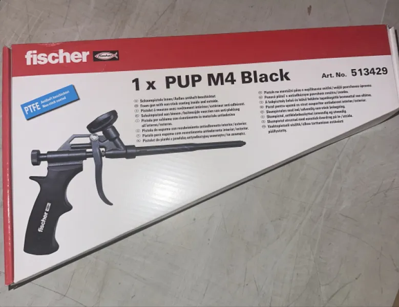 PU foam dispenser PUP M4 BLACK