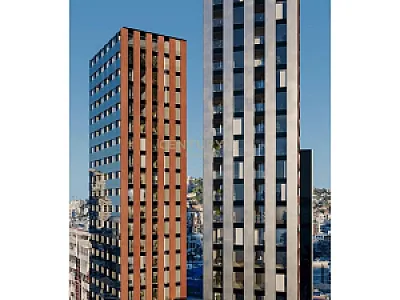 Apartament 1+1 Kulla Durrës, anti-sizmik japonez — Durrës - Foto 3