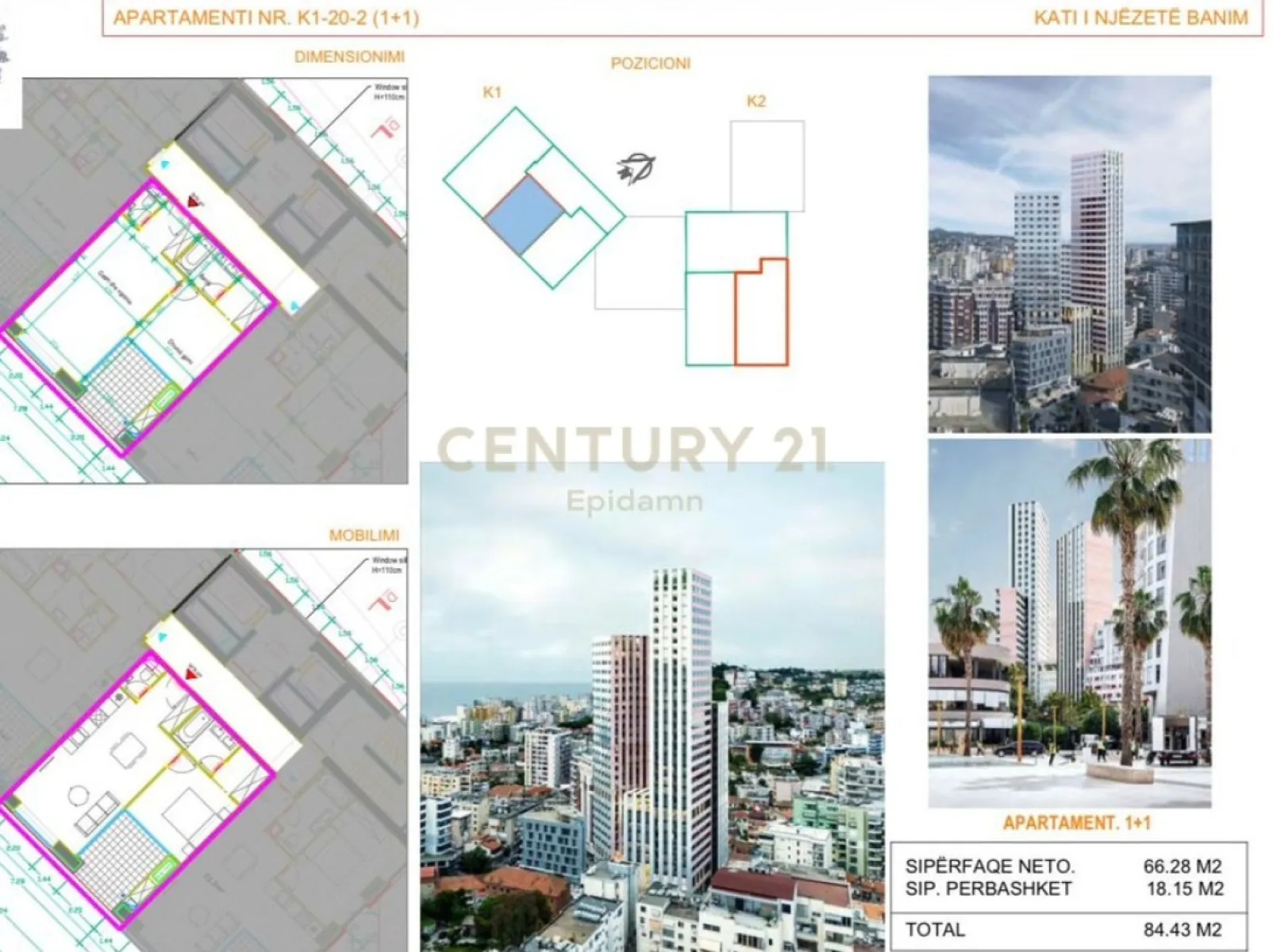 Apartament 1+1 në Kullë me Teknologji – Durrës – I shkëlqyer — Durrës - Foto 7