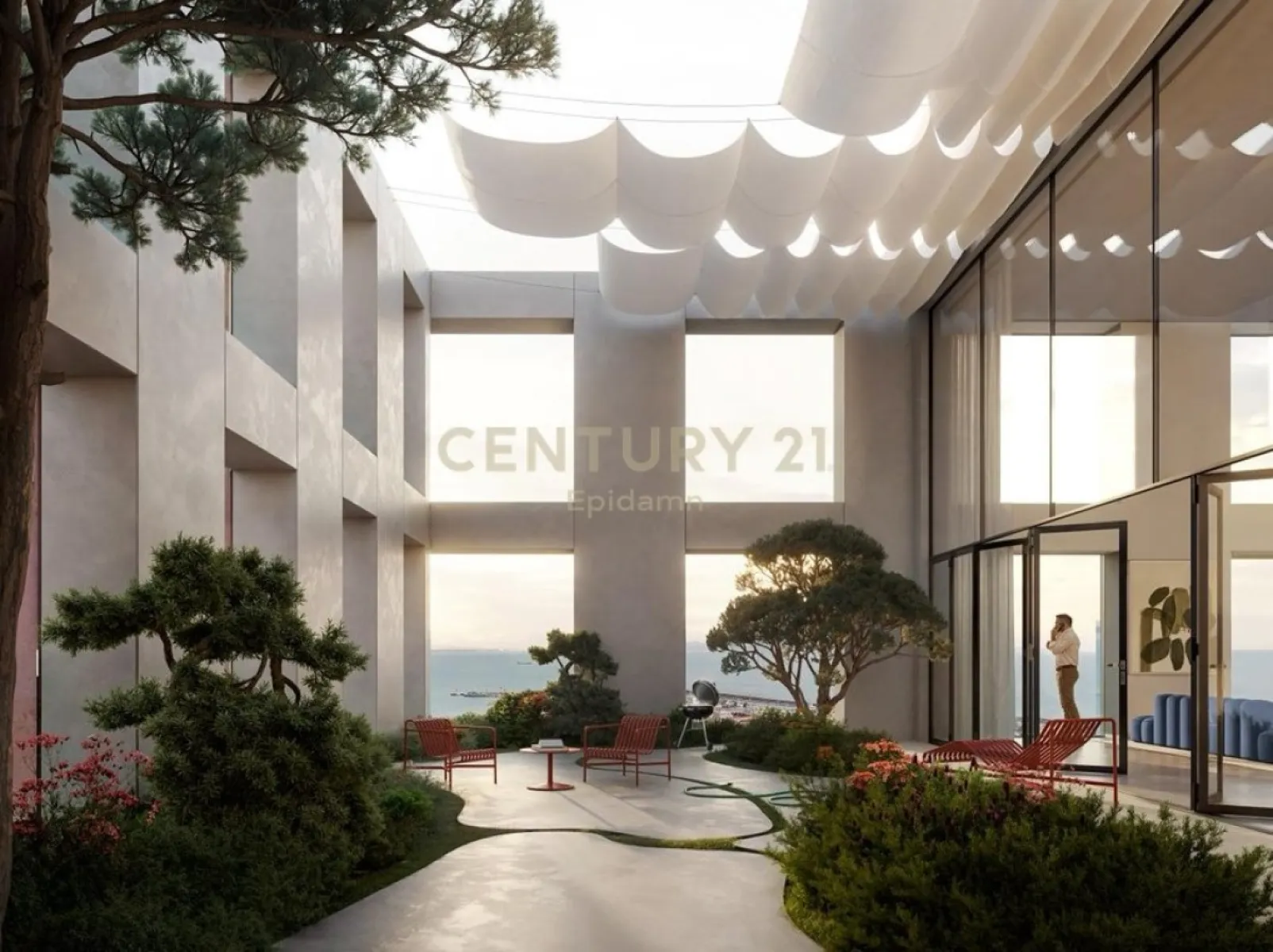 Apartament 1+1 në Kullë me Teknologji – Durrës – I shkëlqyer — Durrës - Foto 9